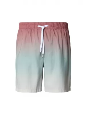 Muške kratke hlače za plivanje URBAN CLASSICS TB8452-22413 ZELENI GRADIJENT