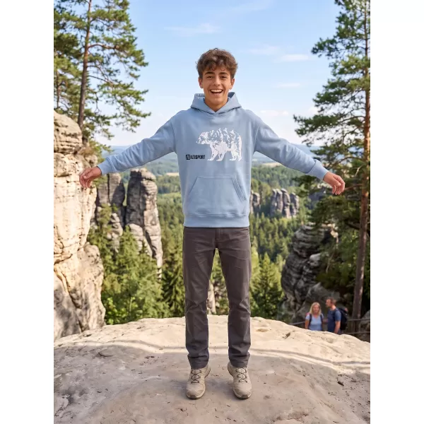  Dječji sweatshirt ALTISPORT ALM193422 NEBESKO PLAVO 