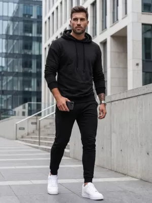 Muški komplet DSTREET AX0692 CRNA