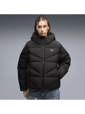 Ženski kaput PUMA HOODED DOWN PUFFER JACKET W 69458001 PUMA CRNA