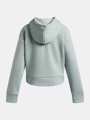 Majica za djevojčice UNDER ARMOUR UA RIVAL FLEECE HOODIE 1379517-477 PLAVA