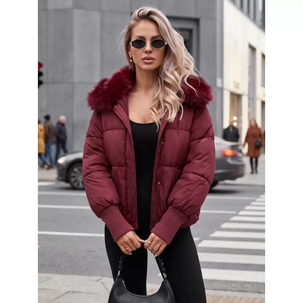  Ženska jakna DSTREET TY5817 TAMNOCRVENA 