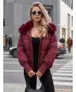 Ženska jakna DSTREET TY5817 TAMNOCRVENA