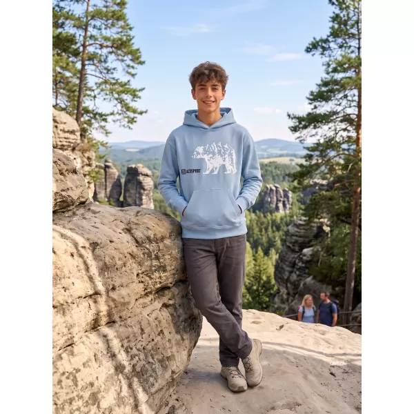  Dječji sweatshirt ALTISPORT ALM193422 NEBESKO PLAVO 