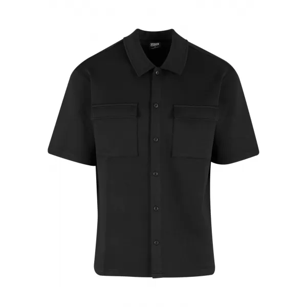  Muška košulja URBAN CLASSICS TB8211-00007 CRNA 
