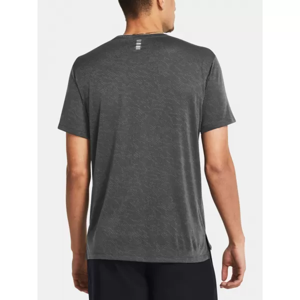  Muška majica kratkih rukava UNDER ARMOUR LAUNCH CAMO SHORTSLEEVE 1386681-025 SIVA 