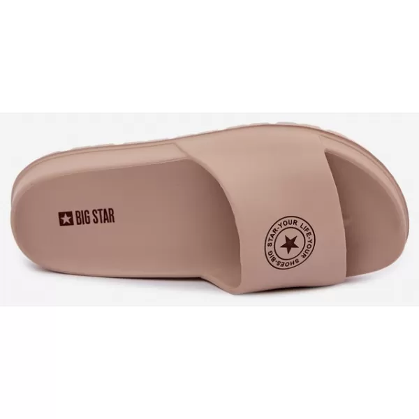  Ženske papuče BIG STAR SHOES UU274074 NIJANSE SMEĐE I BEŽ 