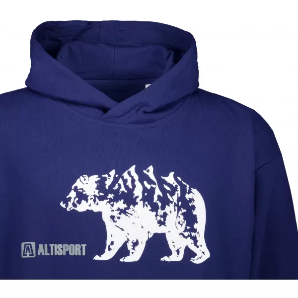  Muški sweatshirt ALTISPORT ALM193422 PONOĆNO PLAVA 