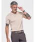 Muška polo majica OMBRE OM-POSS-0180 BEŽ