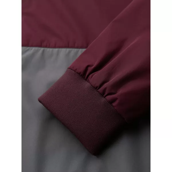  Muška jakna OMBRE C584 BORDO I SIVA 