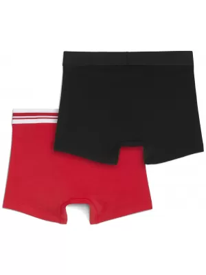 Muške bokserice PUMA MEN EVERYDAY PLACED LOGO BOXER 2P 93847605 CRVENO/CRNO