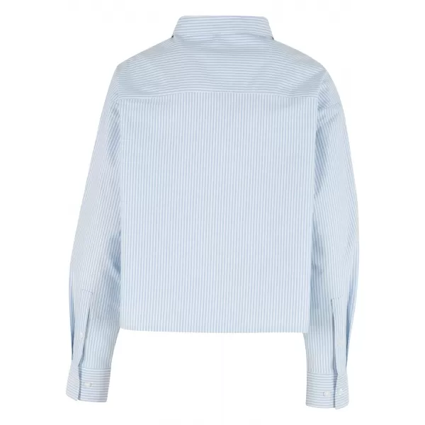  Ženska košulja URBAN CLASSICS TB8171 SVIJETLI HORIZONT PLAVO/BIJELO 