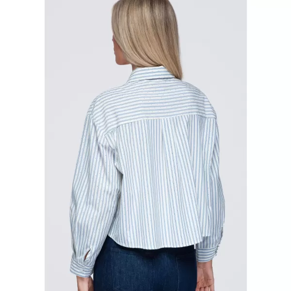  Ženska košulja OMBRE OW-SH-E0069 PLAVA 