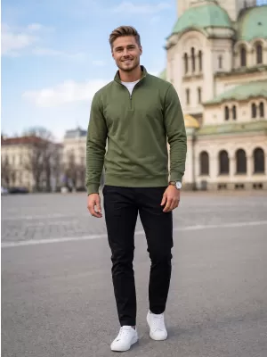 Muški sweatshirt MALFINI SUMMIT 429 KAKI