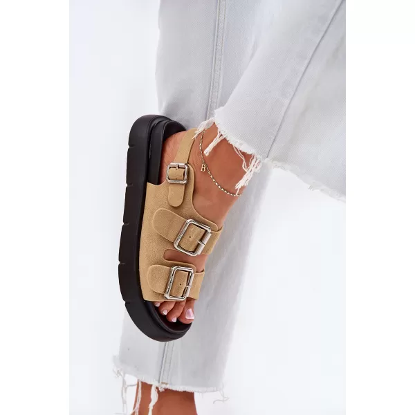  Ženske sandale BIG STAR SHOES RR274665 BEŽ 