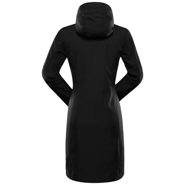  Ženski topli softshell kaput ALPINE PRO IBORA 2 CRNA 