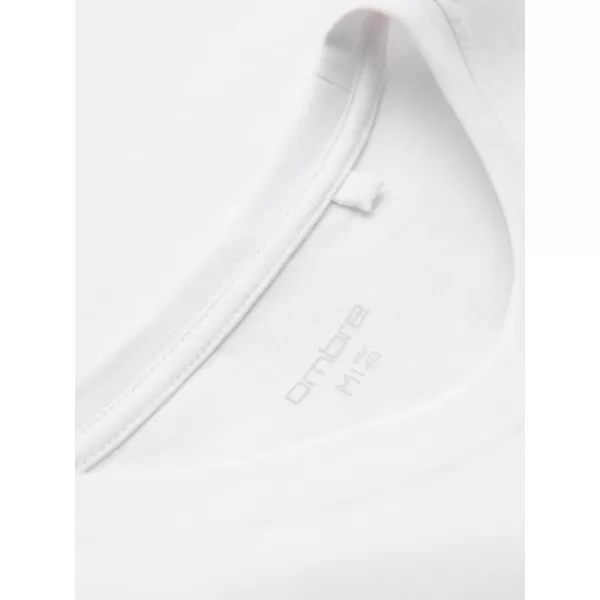  Muška majica kratkih rukava OMBRE OM-TSPT-0297 BIJELA 
