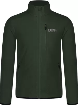 Muški lagani sweatshirt od flisa NORDBLANC QUARRY NBSFM8372 ZELENA