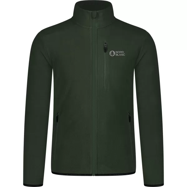  Muški lagani sweatshirt od flisa NORDBLANC QUARRY NBSFM8372 ZELENA 