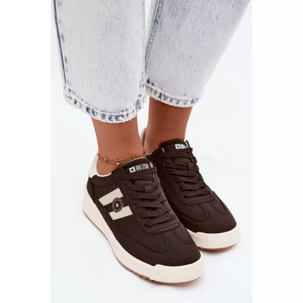  Ženske tenisice BIG STAR SHOES UU274024 SMEĐA/BEŽ 