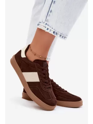 Ženske tenisice BIG STAR SHOES UU274008 SMEĐA/BEŽ