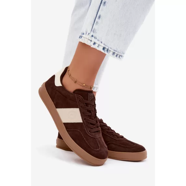  Ženske tenisice BIG STAR SHOES UU274008 SMEĐA/BEŽ 