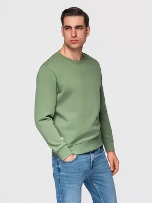 Muški sweatshirt OMBRE OM-SSBN-0271 ZELENA