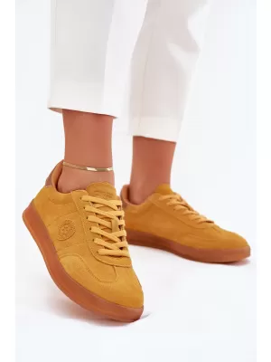 Ženske tenisice BIG STAR SHOES RR274846 ŽUTO/ZLATNO