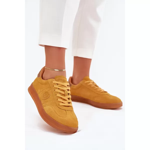  Ženske tenisice BIG STAR SHOES RR274846 ŽUTO/ZLATNO 
