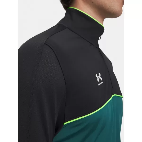  Muški sweatshirt UNDER ARMOUR M CHALLENGER TRAINING QZ 6004043-338 ZELENA 