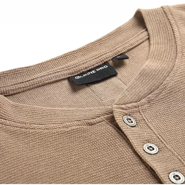  Muška majica kratkih rukava ALPINE PRO THERMAL SEPIA NIJANSA 