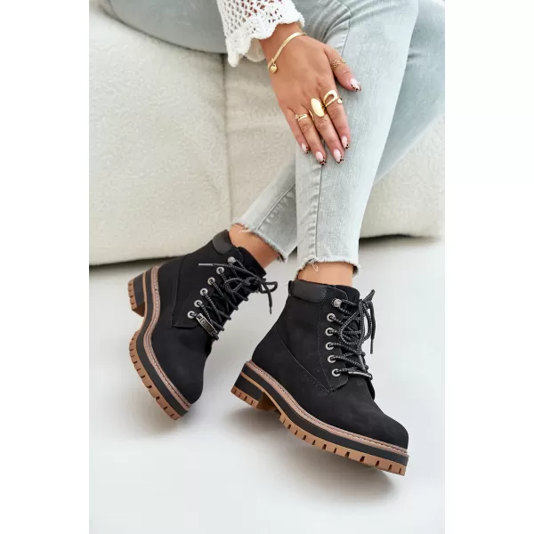  Ženske gležnjače BIG STAR SHOES OO274A290 CRNA 
