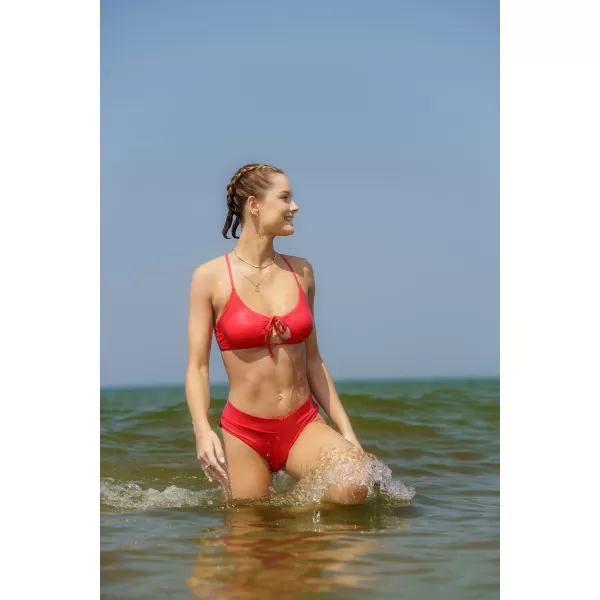  Ženski donji dio bikinija NORDBLANC ETHEREAL NBSSS8241 CRVENA 