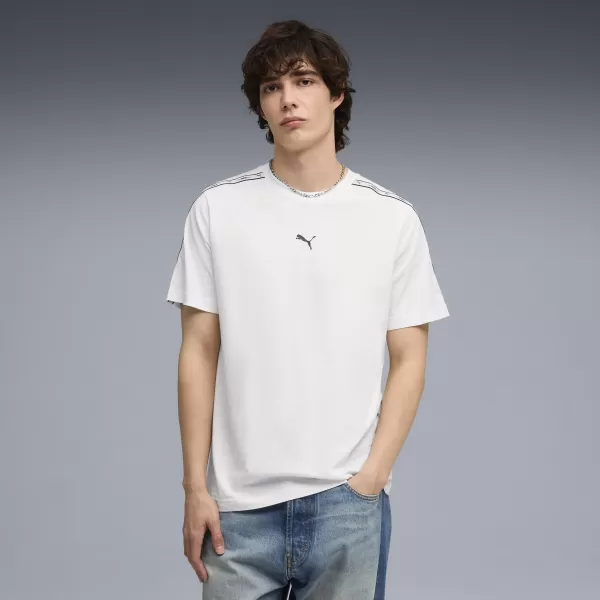 Muška majica kratkih rukava PUMA ESS TAPE TEE 69169302 PUMA BIJELA 