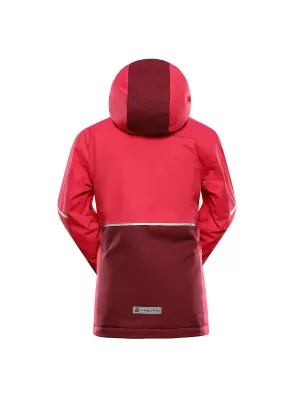 Dječja skijaška jakna ALPINE PRO DEARO 3 MALINA