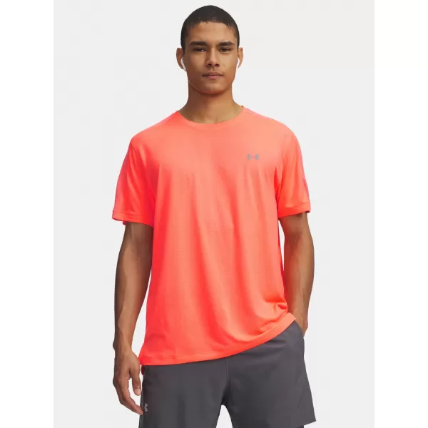 Muška majica kratkih rukava UNDER ARMOUR VELOCITI REFLCT SS 6009518-824 NARANČASTA 
