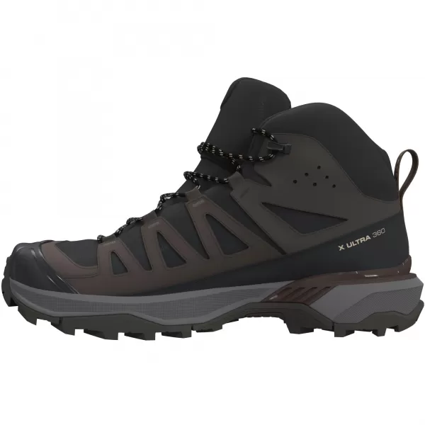  Muške cipele SALOMON X ULTRA 360 MID GORE-TEX L45473200 CRNI/TAMNI GALEB SIVI/TAMNA ZEMLJA 
