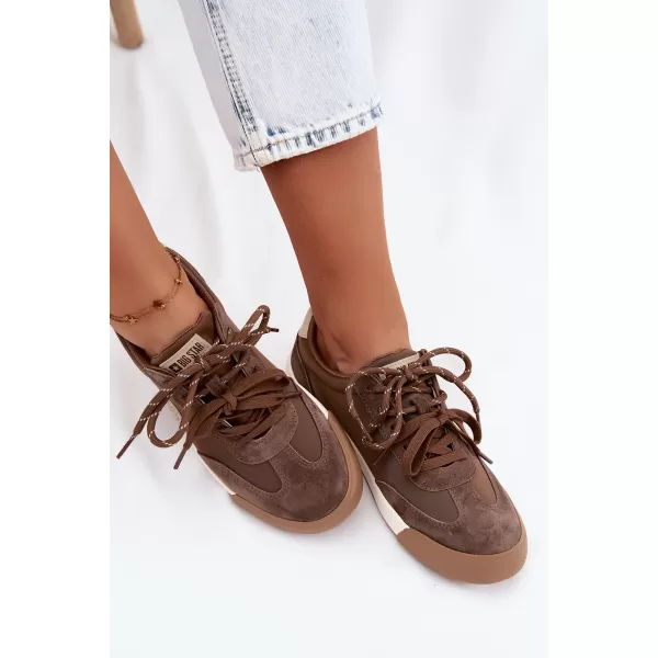  Ženske tenisice BIG STAR SHOES UU274002 SMEĐA/BEŽ 