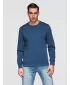 Muški sweatshirt OMBRE OM-SSBN-0271 TAMNOPLAVA
