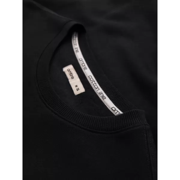  Muški sweatshirt OMBRE OM-SSBN-0271 CRNA 