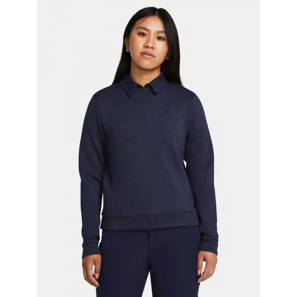  Ženski sweatshirt UNDER ARMOUR UA DRIVE MIDLAYER CREW 1387143-410 PLAVA 