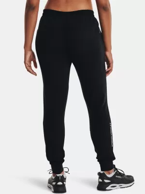 Ženske hlače UNDER ARMOUR UA RUSH FLEECE PANT 1365775-001 CRNA