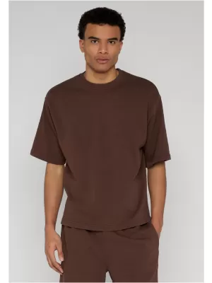 Muška majica kratkih rukava URBAN CLASSICS TB8097 ČOKOLADNO SMEĐA