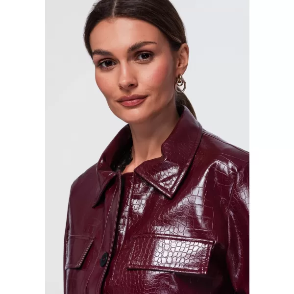  Ženska jakna OMBRE OW-JAFL-0145 TAMNOCRVENA 