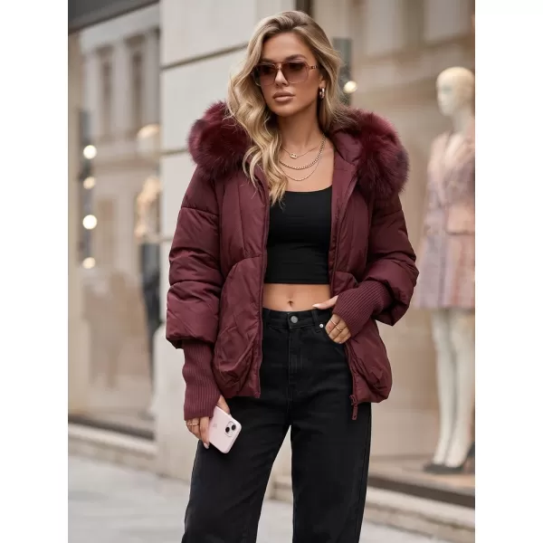  Ženska jakna DSTREET TY5992 TAMNOCRVENA 