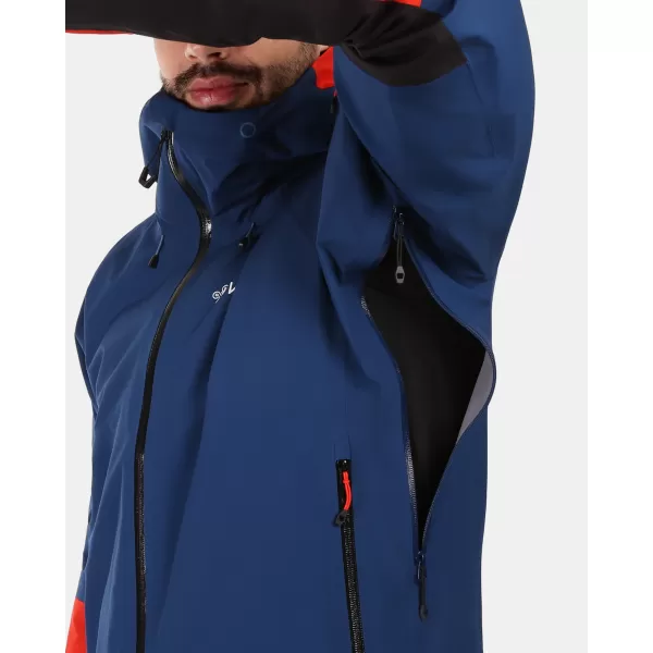  Muška hardshell jakna KILPI MAMBA-M 1M0101KI TAMNOPLAVA 