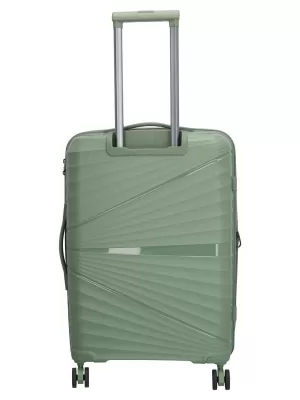Kofer od školjke BEAGLES TRAVEL M 25138 PRIRODNO ZELENA