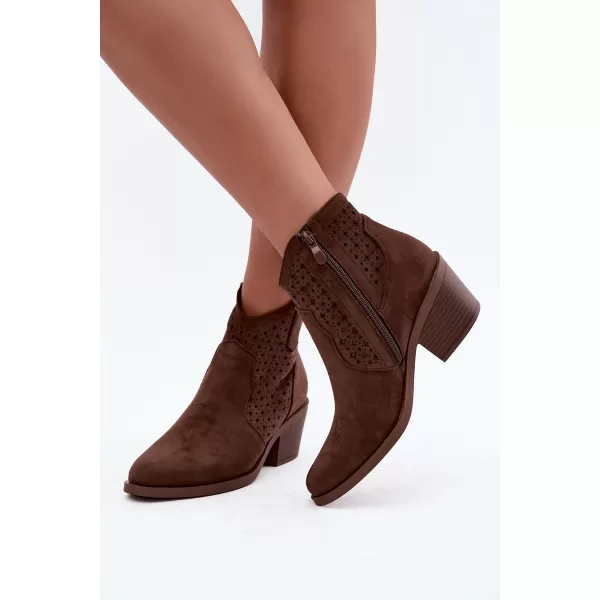  Ženske cipele S.BARSKI HY62-8149 KAVA 