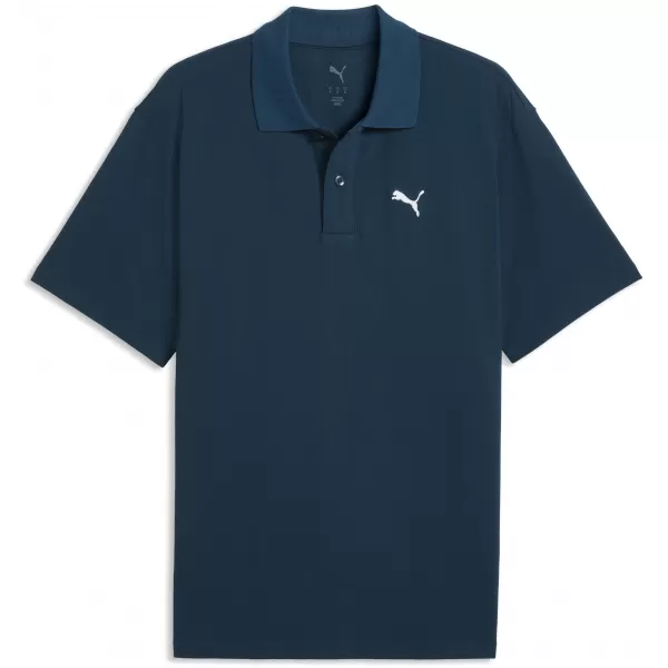  Muška majica s kragnom PUMA WARDROBE ESS PIQUE RELAXED POLO 62965736 PONOĆNI BENZIN 