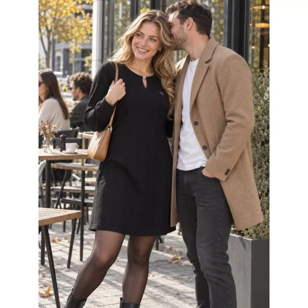 Ženska sweatshirt haljina ALTISPORT ILARIA CRNA 